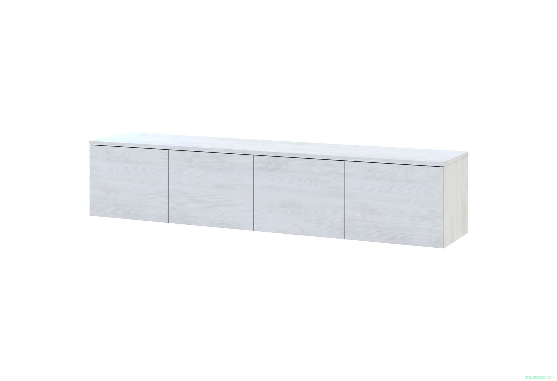 Fotografia 1 - TV stolík Levía biely 4dv 160x35x33