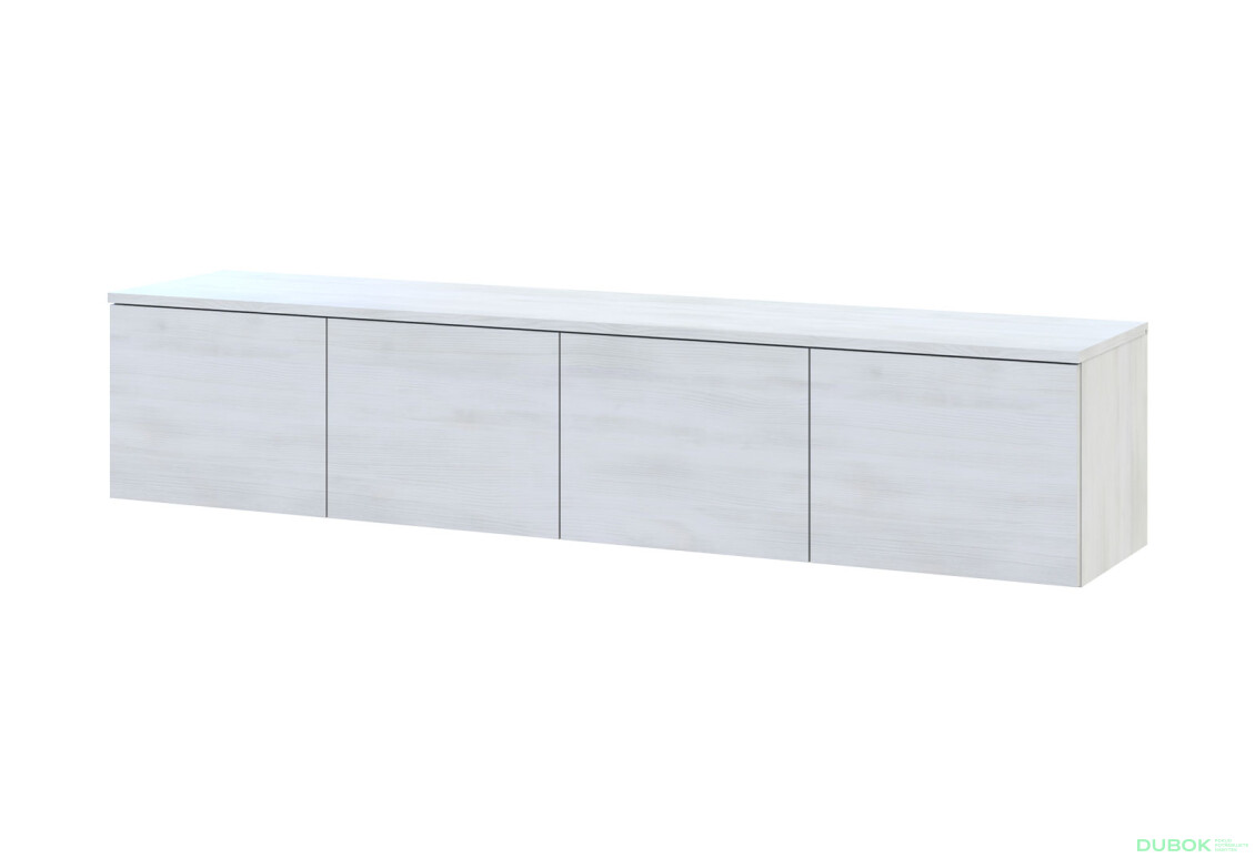 Fotografia 1 - TV stolík Levía biely 4dv 160x35x33