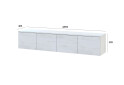 Fotografia 6 - TV stolík Levía biely 4dv 160x35x33
