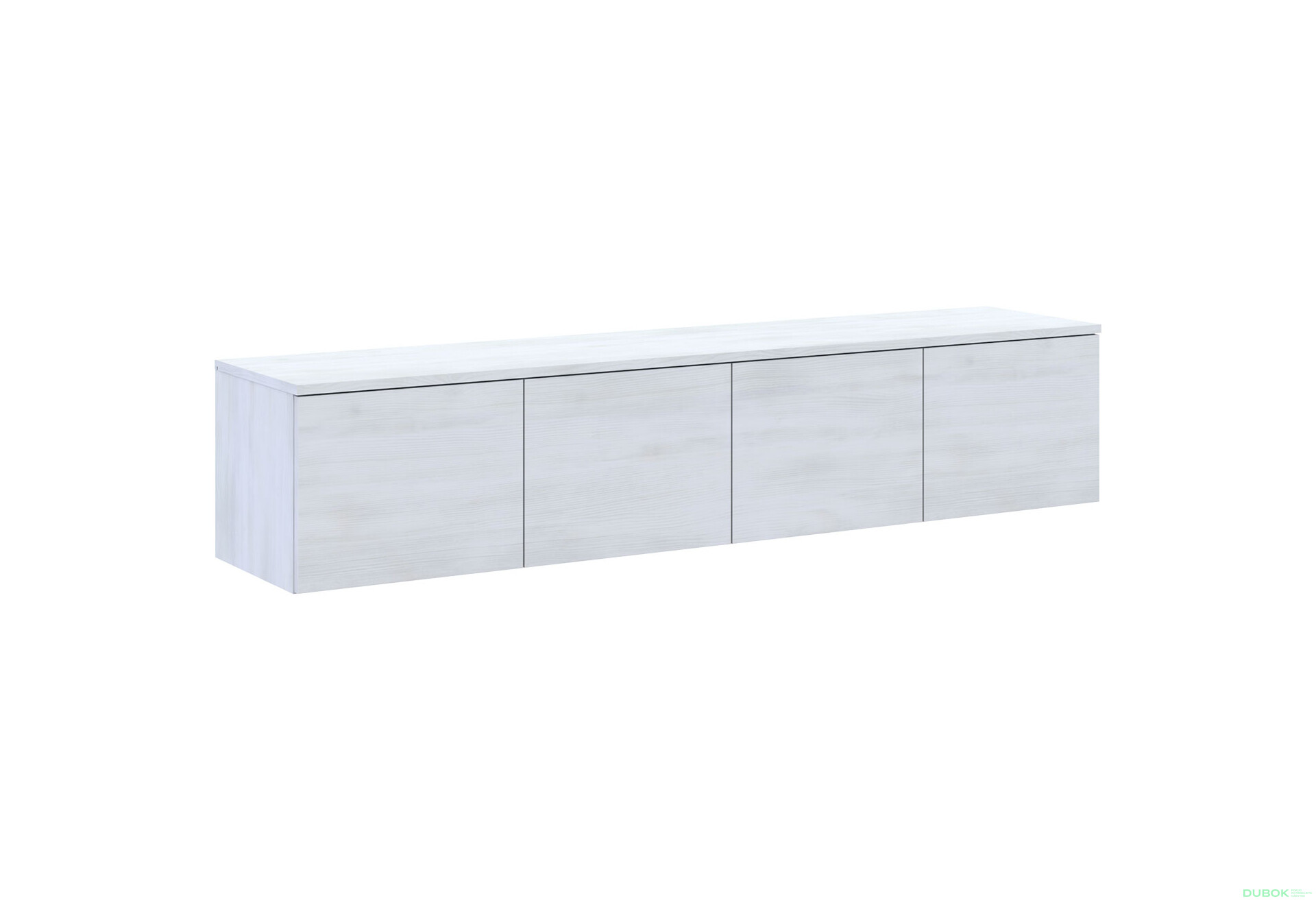Fotografia 3 - TV stolík Levía biely 4dv 160x35x33