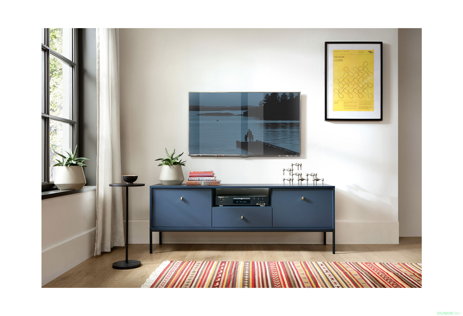 Fotografia 8 - TV stolík MRTV154 Mono granat