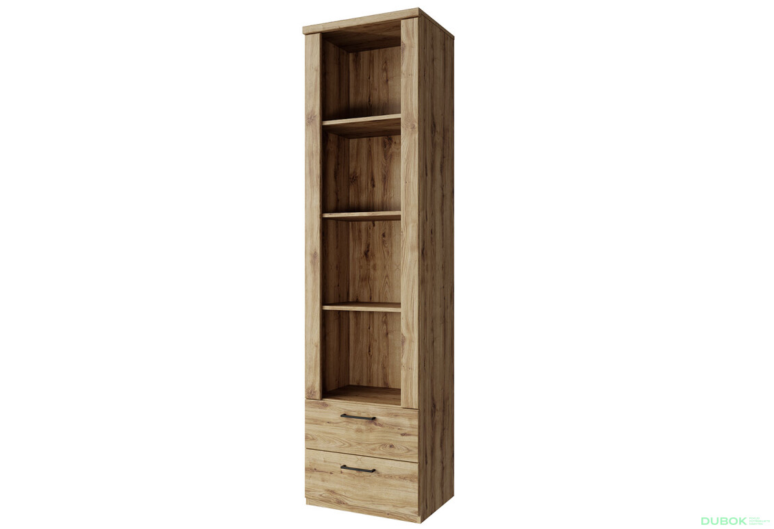 Regál otvorený vysoký 2s dub navarra Doorset