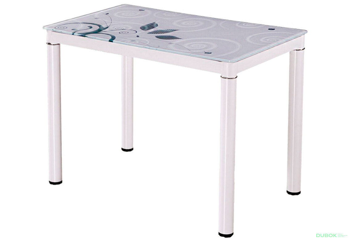 Stôl Damar 100x60 biely