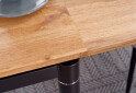 Fotografia 7 - Stôl GD-082 80(131)x80 dub artisan / matná čierna kov