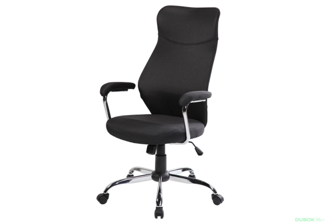 Otočné kreslo Q-319 čierne