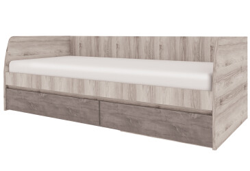 Posteľ 2s/90x200 gaštan nairobi / onyx