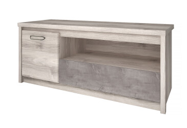 TV stolík 1d1s/125 gaštan nairobi / onyx