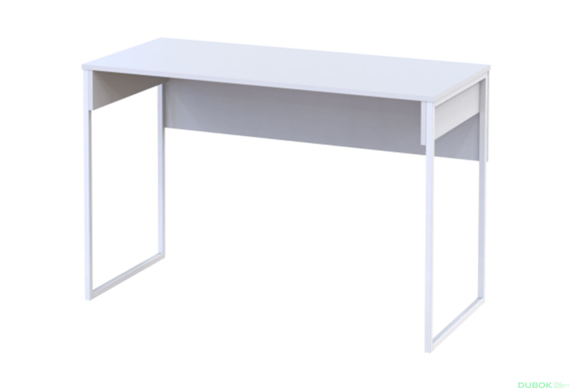 Písací stôl Bart Lite 120 cm Biely