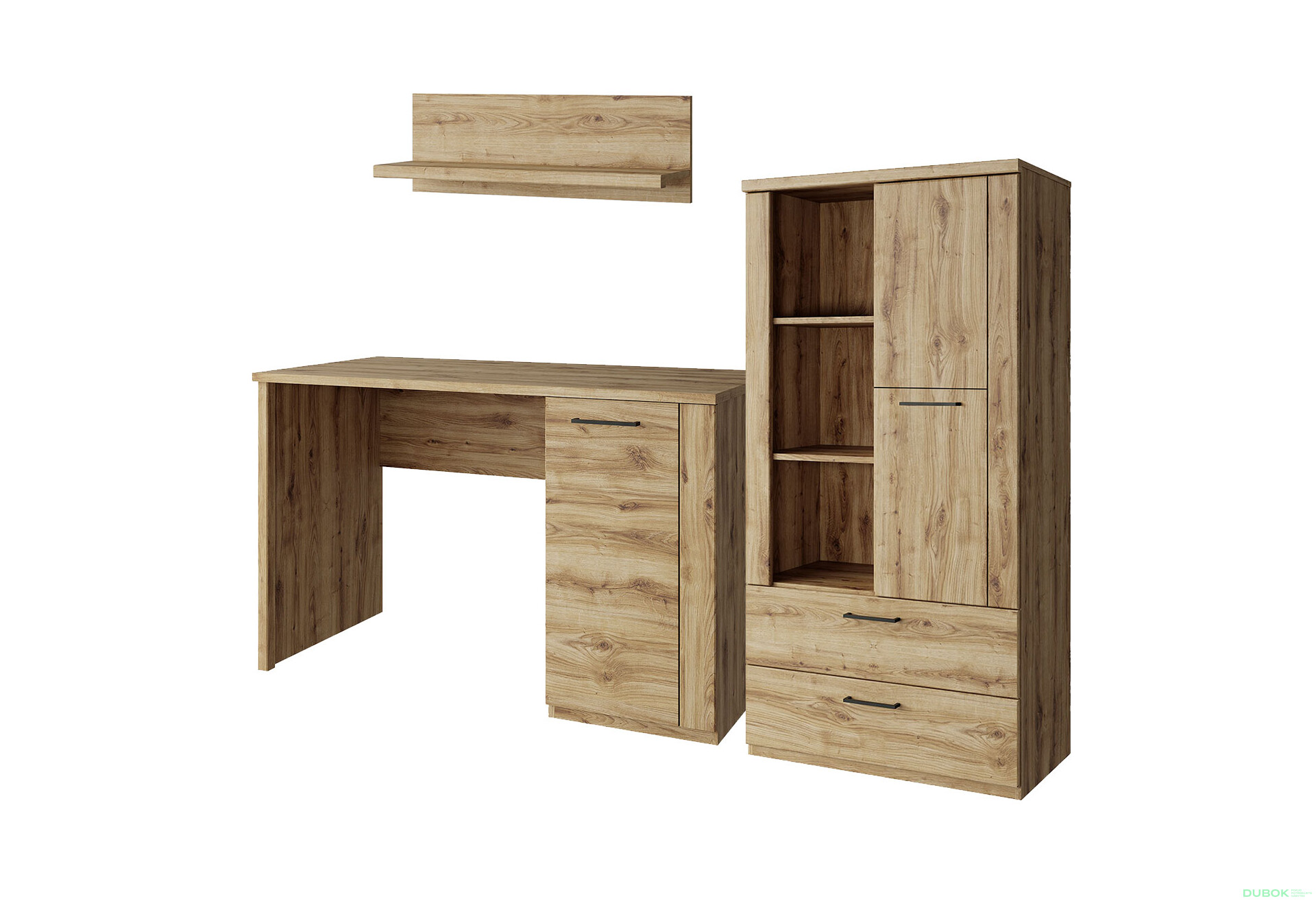 Fotografia 1 - Kancelárska zostava 2.0 m dub navarra Doorset