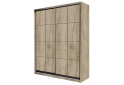 Fotografia 1 - Skriňa s posuvnými dverami 2 DTD 150x240x60 cm Loft Lines BL Dub kraft sivý
