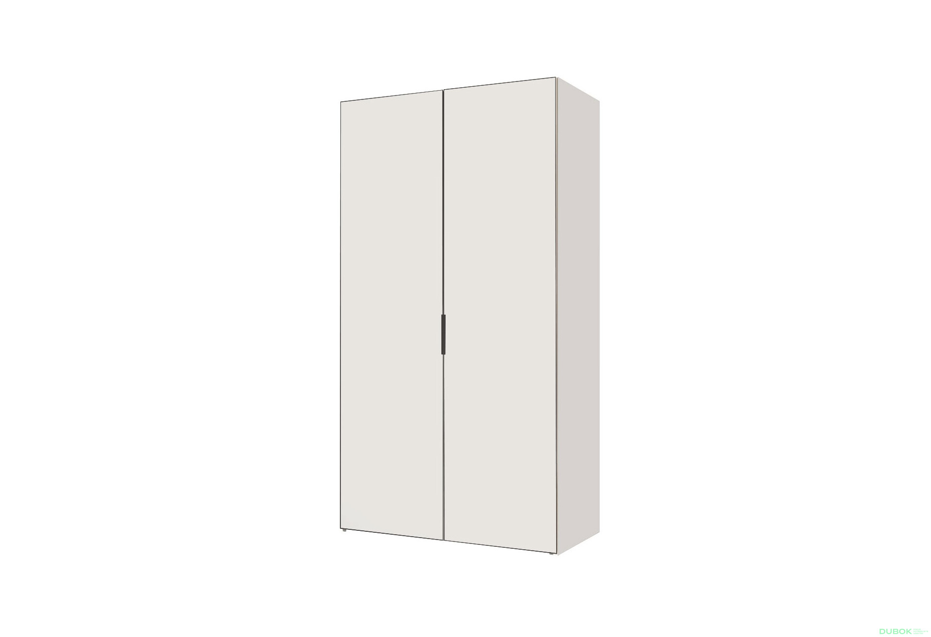Fotografia 1 - Skriňa dvojdverová 100 cm Modus 2 DTD Biela BL