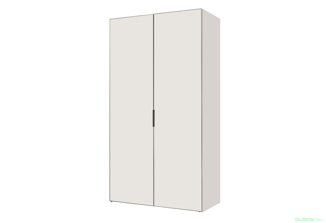 Skriňa dvojdverová 100 cm Modus 2 DTD Biela BL