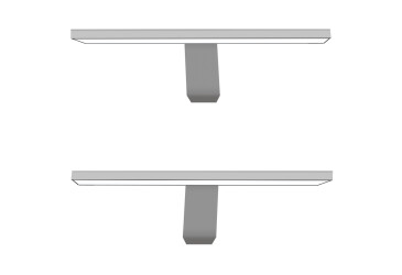LED 2x osvetlenie nad skriňu biely / teplý