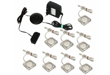 LED 8x ks biely / teplý