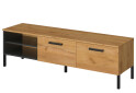 Fotografia 1 - TV stolík 2k/155 dub craft zlatý / antracit Santes