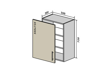 B5 Skrinka 1D 50