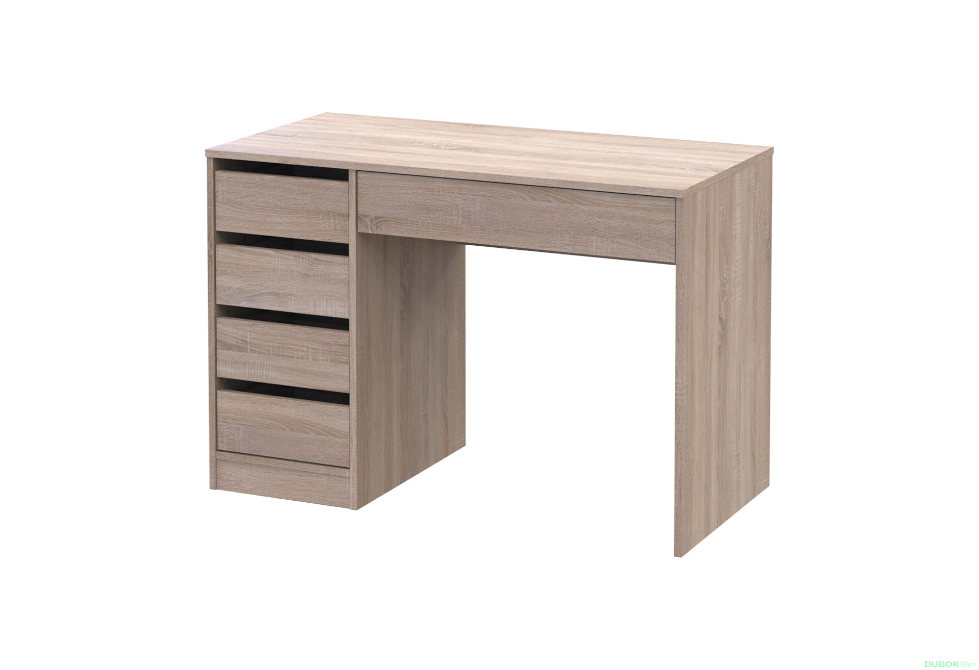 Fotografia 1 - Písací stôl s ľavou montážou Profi 110 cm dub sonoma
