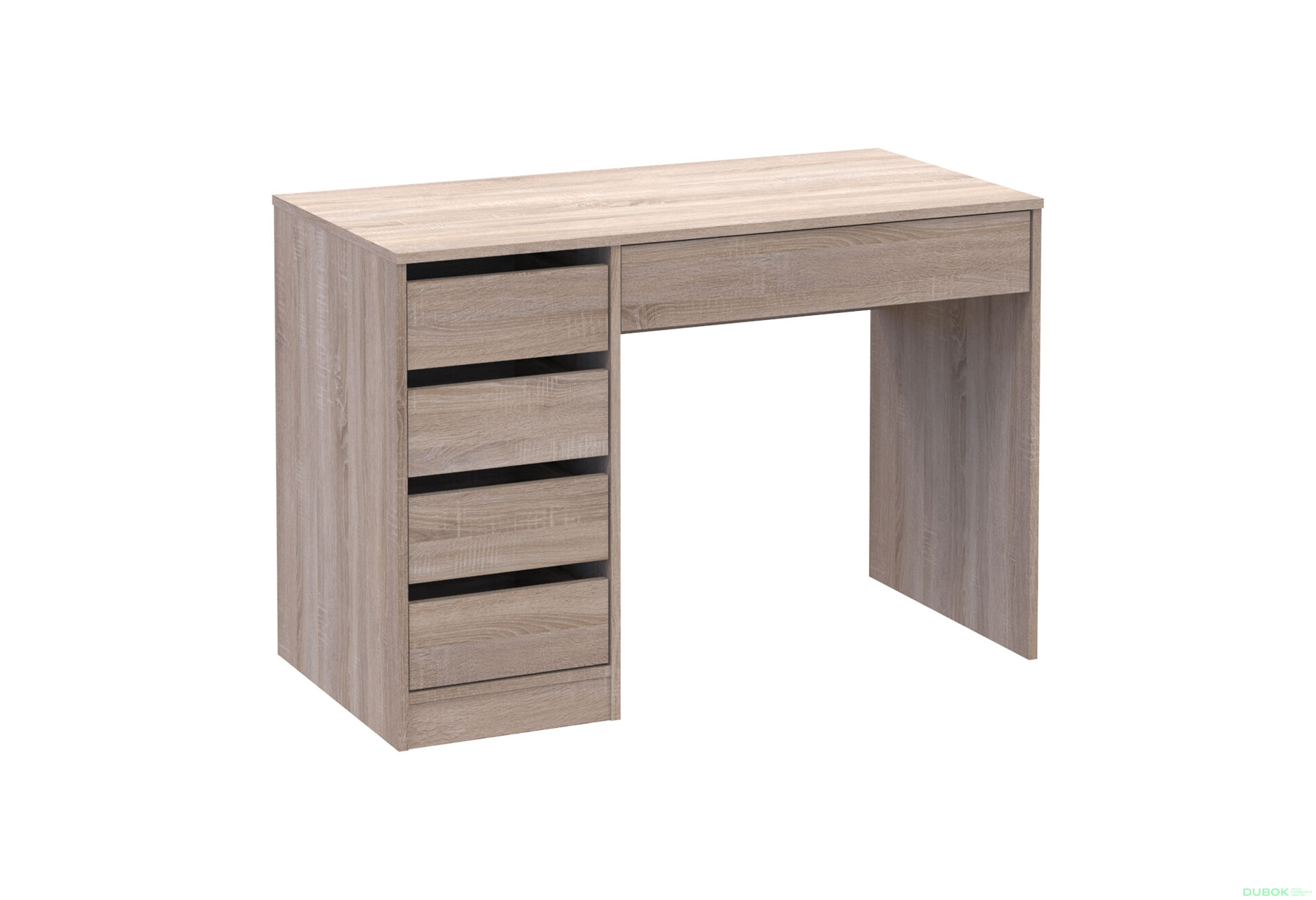 Fotografia 5 - Písací stôl s ľavou montážou Profi 110 cm dub sonoma