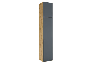 Regál Neapol 1D 50 s nadstavcom dub appalači / antracit