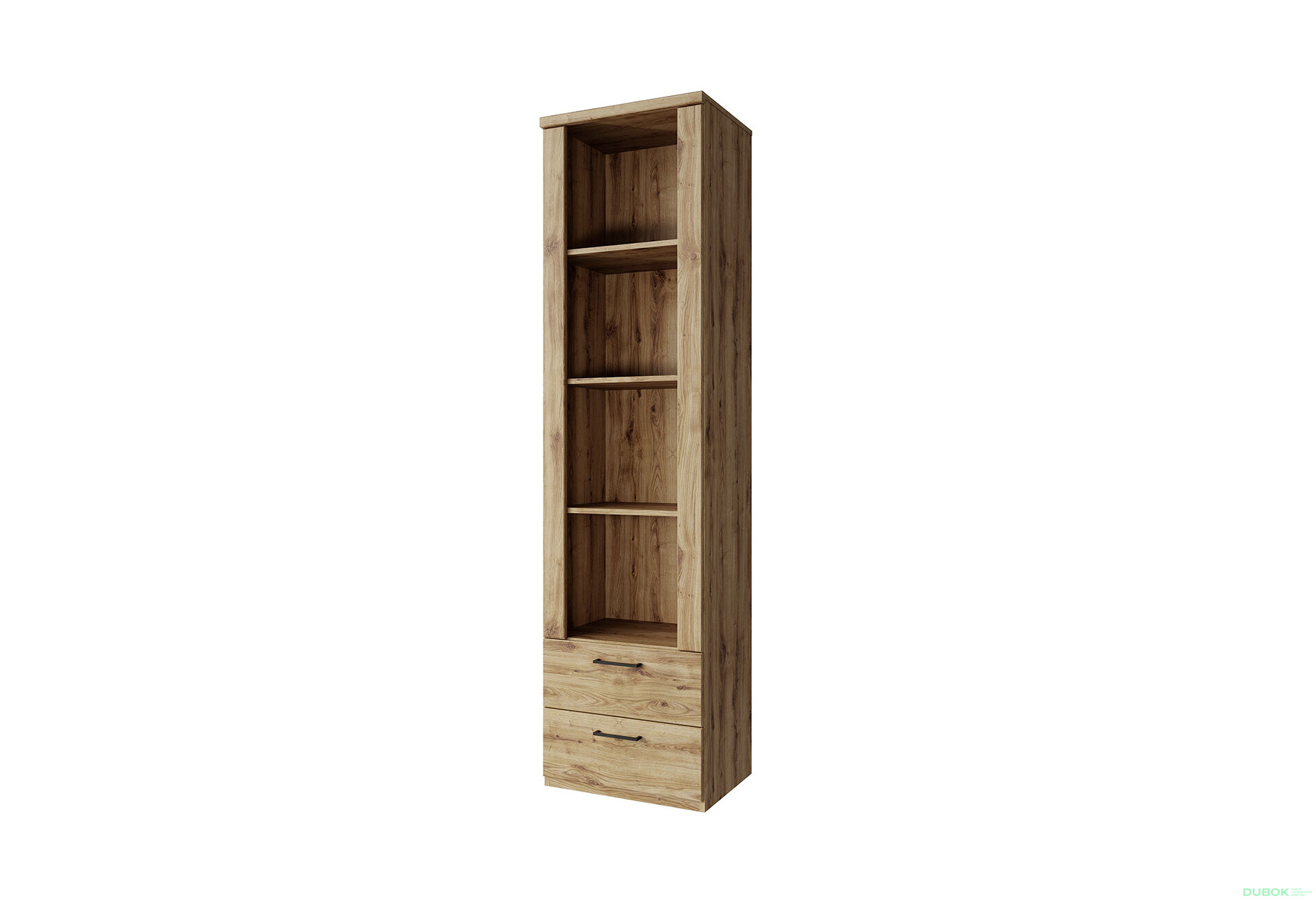 Fotografia 1 - Regál otvorený vysoký 2s dub navarra Doorset