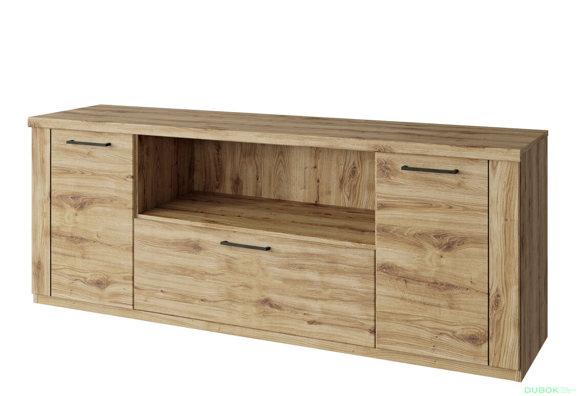 TV stolík 2d1s/180 dub navarra Doorset - Fotografia 1 Fotografia 1 - TV stolík 2d1s/180 dub navarra Doorset