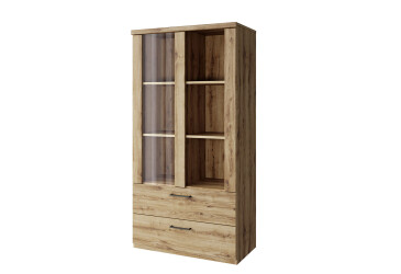 Vitrína nízka 1w2s dub navarra Doorset