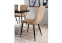 Fotografia 9 - Stolička Piano B Velvet béžový Bluvel 28, kov čierna matná