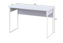 Písací stôl Bart Lite 120 cm Grafit - Fotografia 4 Fotografia 4 - Písací stôl Bart Lite 120 cm Grafit