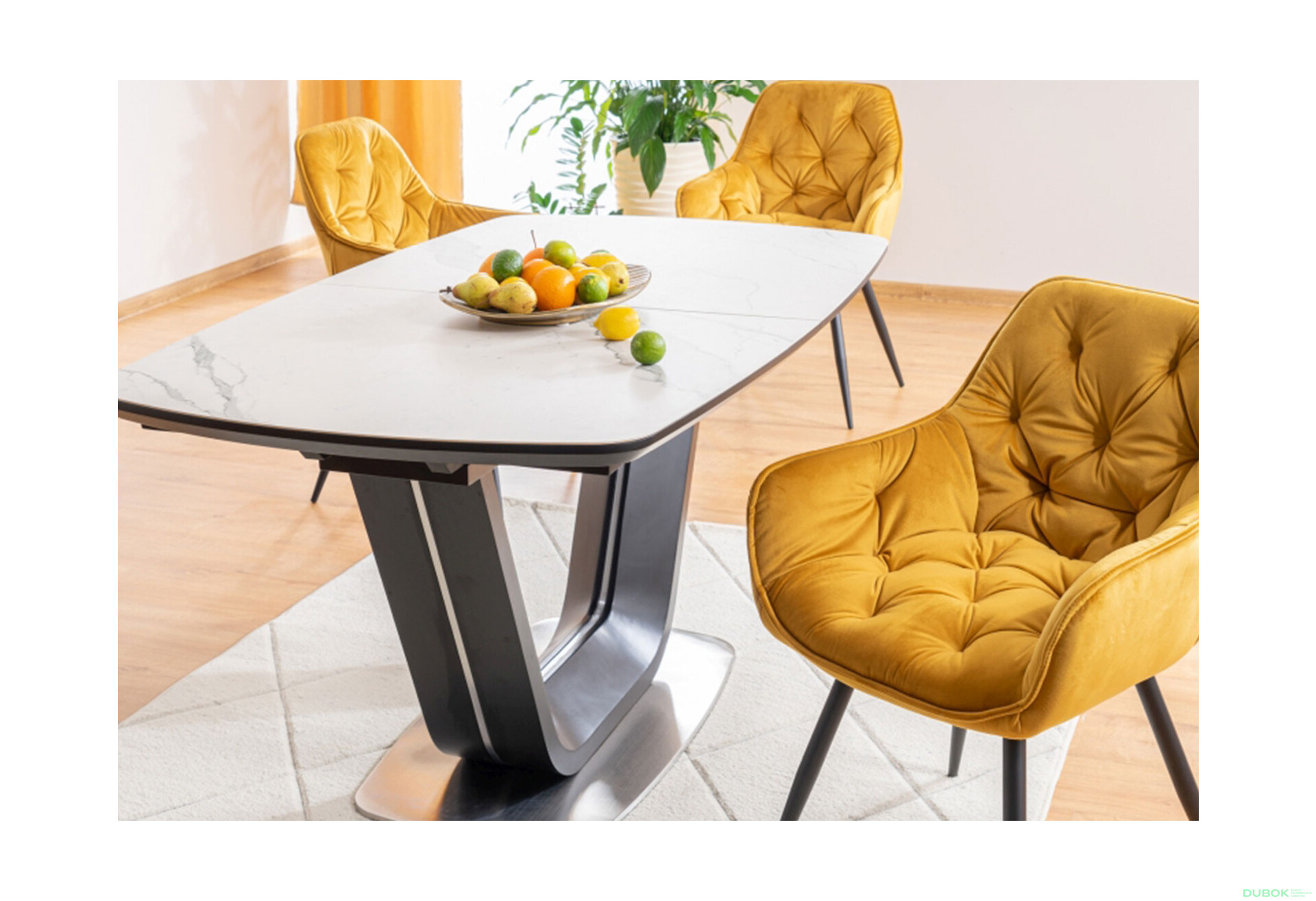 Fotografia 3 - Stolička Cherry Velvet karí Bluvel 68, matná čierna kov