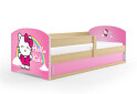Fotografia 1 - Posteľ Luki 1 borovica Hello Kids 80x160 cm s roštom, matracom