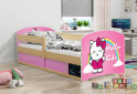 Posteľ Luki 1 borovica Hello Kids 80x160 cm s roštom, matracom - Fotografia 2 Fotografia 2 - Posteľ Luki 1 borovica Hello Kids 80x160 cm s roštom, matracom