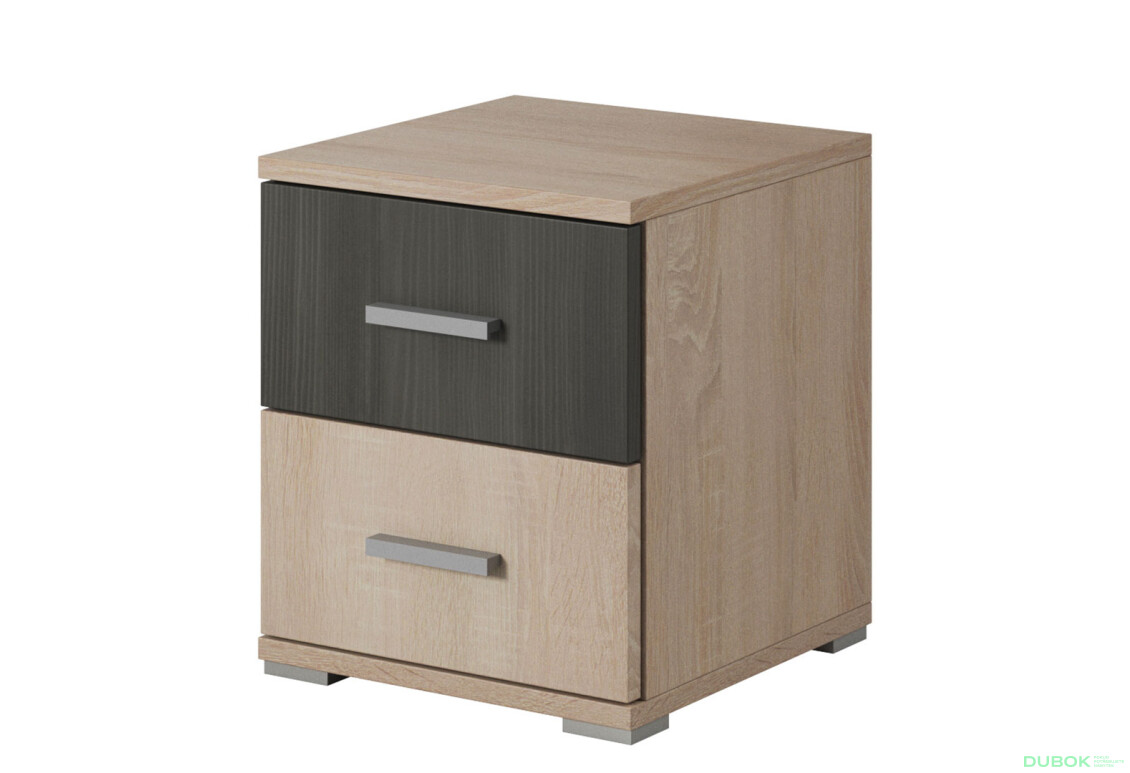 Nočný stolík Wenecja dub sonoma / dub canterbury Idczak meble