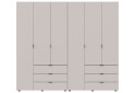 Skriňa šesťdverová Gelar 232.42 cm Kašmír - Fotografia 2 Fotografia 2 - Skriňa šesťdverová Gelar 232.42 cm Kašmír