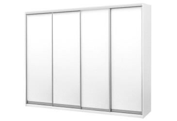 Skriňa 4D 2700x600x2400, 4 DTD, biela