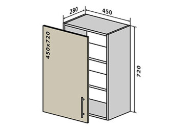 V4 Skrinka 1D 45