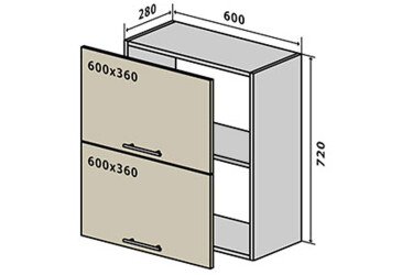 V20 Skrinka 2D 60
