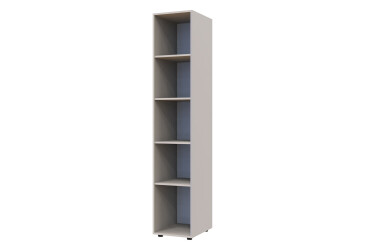 Regál otvorený Gelar 38.2x49.5x203.4 cm Kašmír
