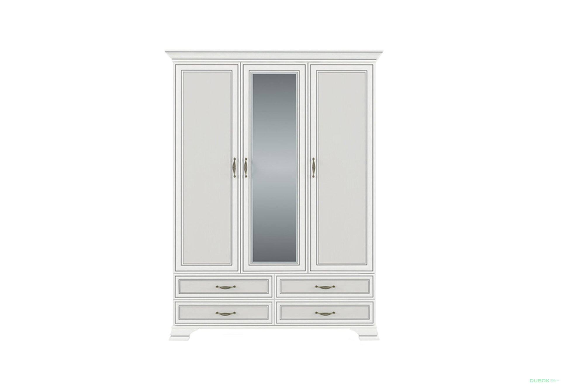 Fotografia 1 - Skriňa so zrkadlom 3D4S fineline crema Tiffany II