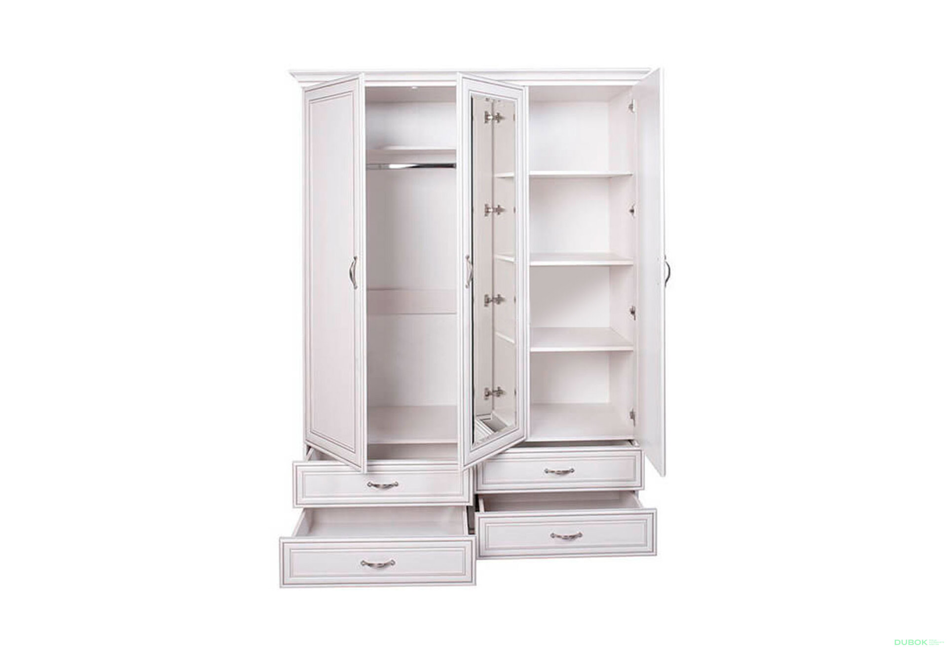 Fotografia 2 - Skriňa so zrkadlom 3D4S fineline crema Tiffany II