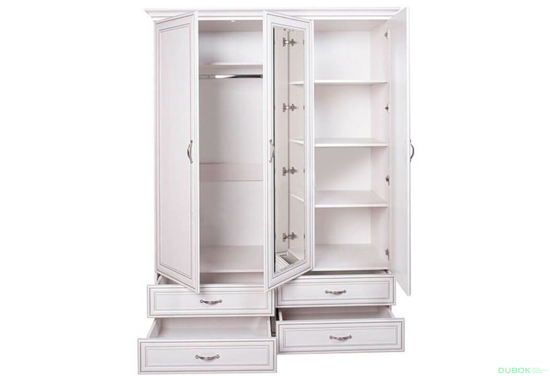 Fotografia 2 - Skriňa so zrkadlom 3D4S fineline crema Tiffany II