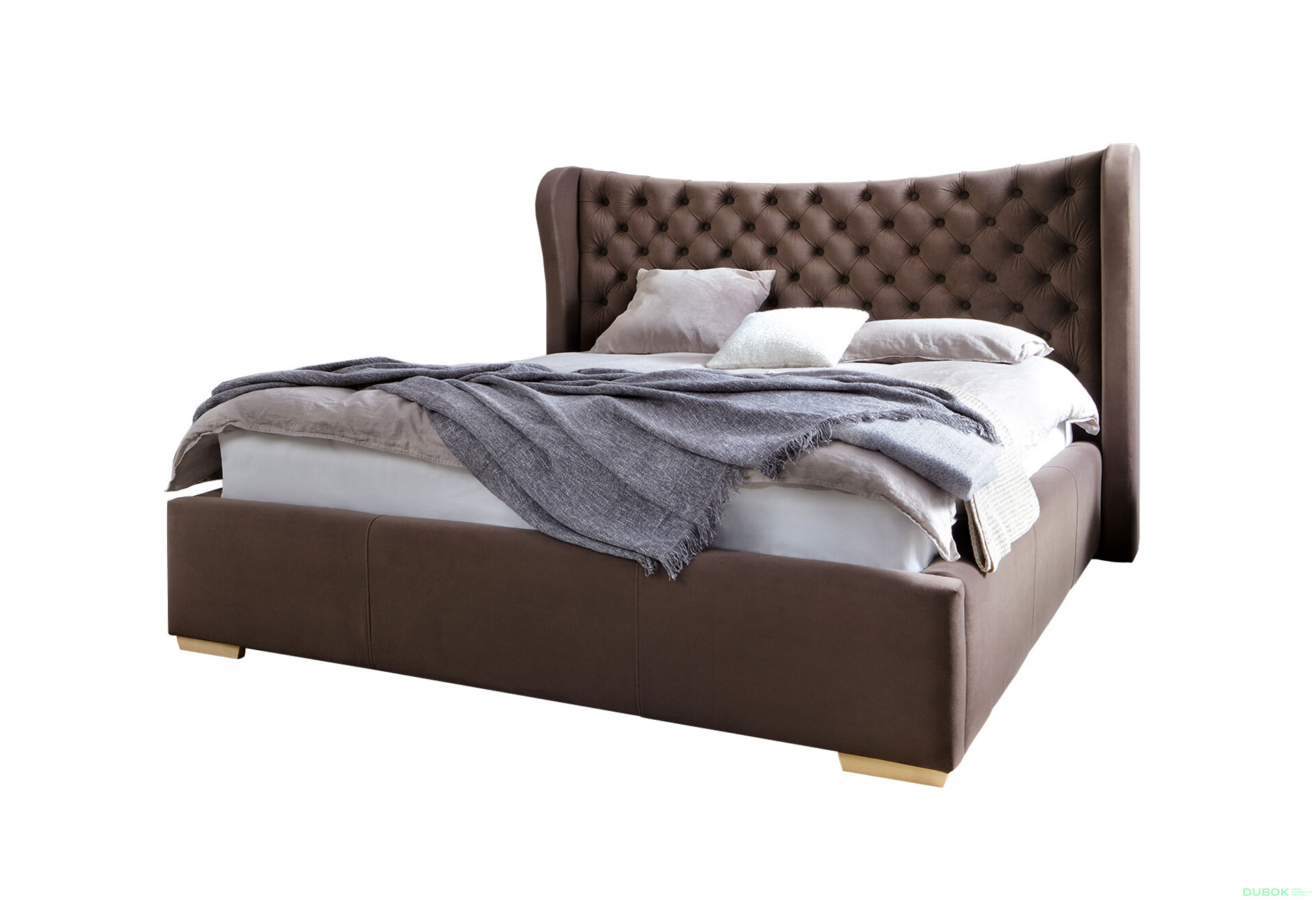 Posteľ Lancaster 180x200 Matt Velvet 29 Davis Buk G4 - Fotografia 1 Fotografia 1 - Posteľ Lancaster 180x200 Matt Velvet 29 Davis Buk G4