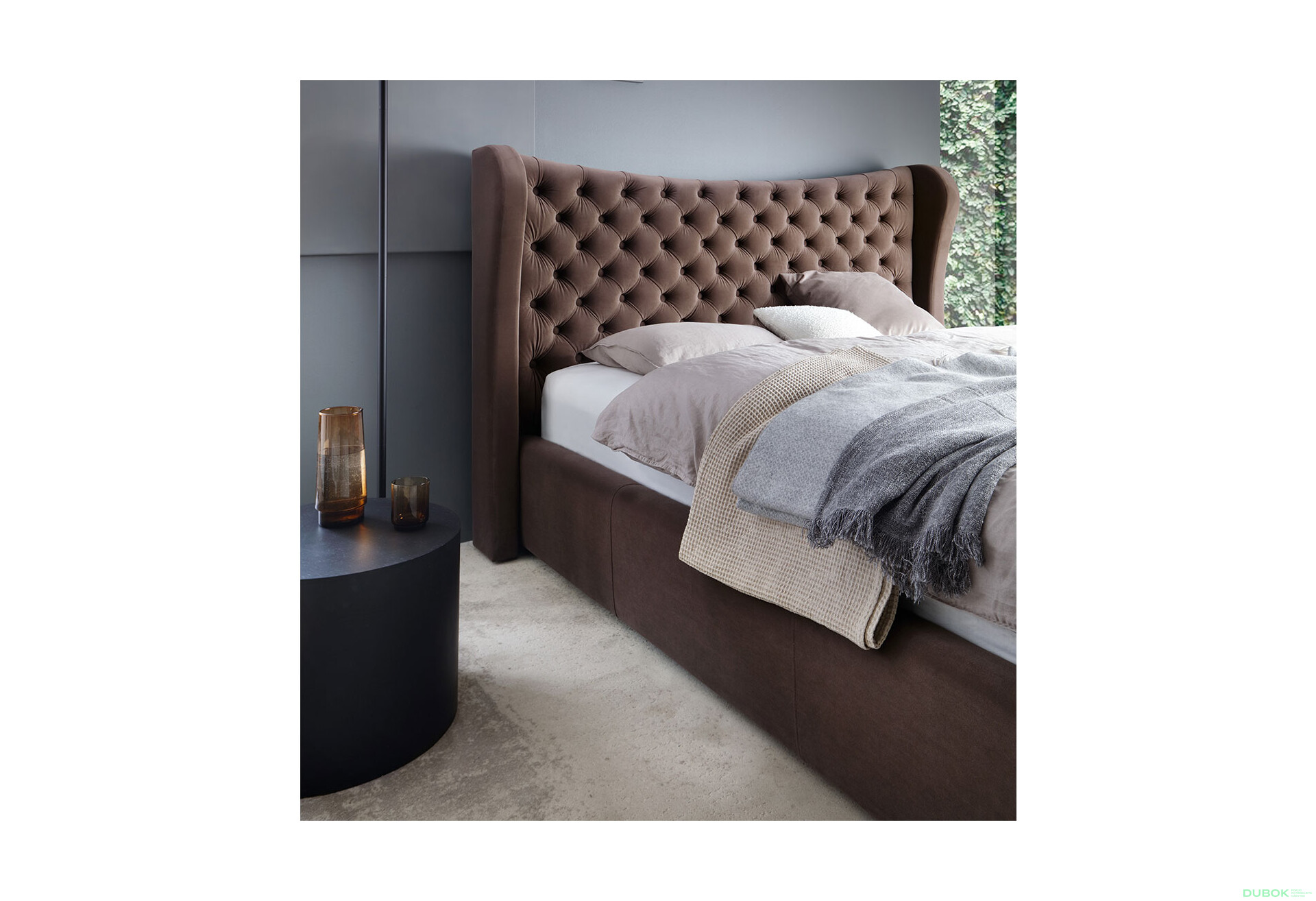 Posteľ Lancaster 180x200 Matt Velvet 29 Davis Buk G4 - Fotografia 4 Fotografia 4 - Posteľ Lancaster 180x200 Matt Velvet 29 Davis Buk G4