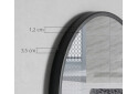Lustro z półką 60cm czarne - Fotografia 3 Fotografia 3 - Lustro z półką 60cm czarne