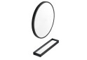 Lustro z półką 60cm czarne - Fotografia 6 Fotografia 6 - Lustro z półką 60cm czarne