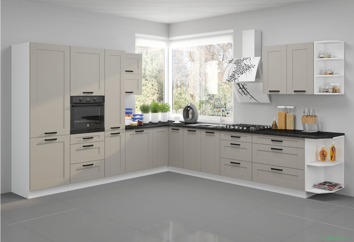 Fotografia 7 - Modulárna kuchyňa Luna biely / clay grey