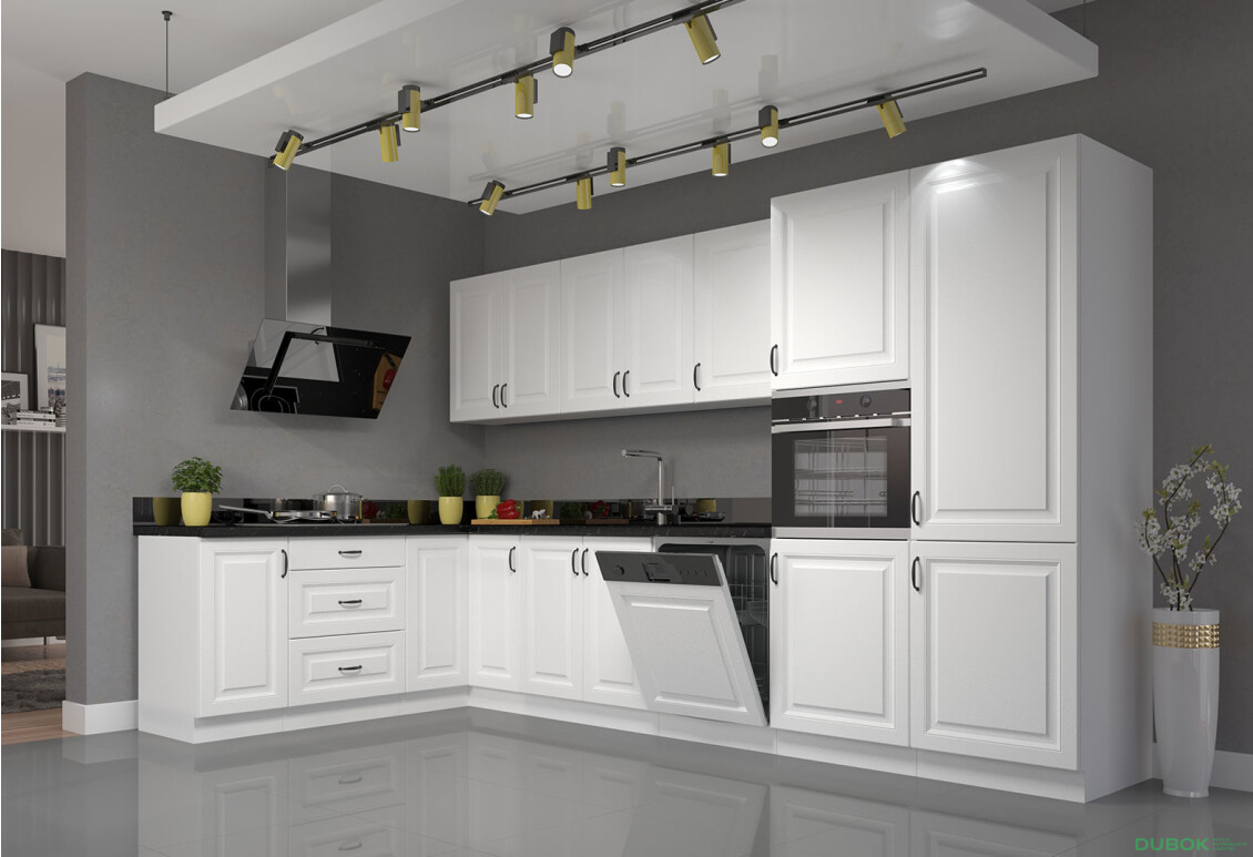 Modulárna kuchyňa Stilo biely / biely