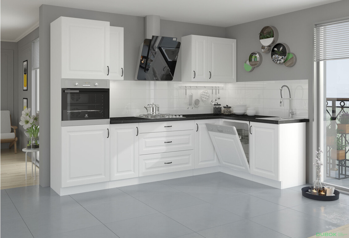 Fotografia 11 - Modulárna kuchyňa Stilo biely / biely