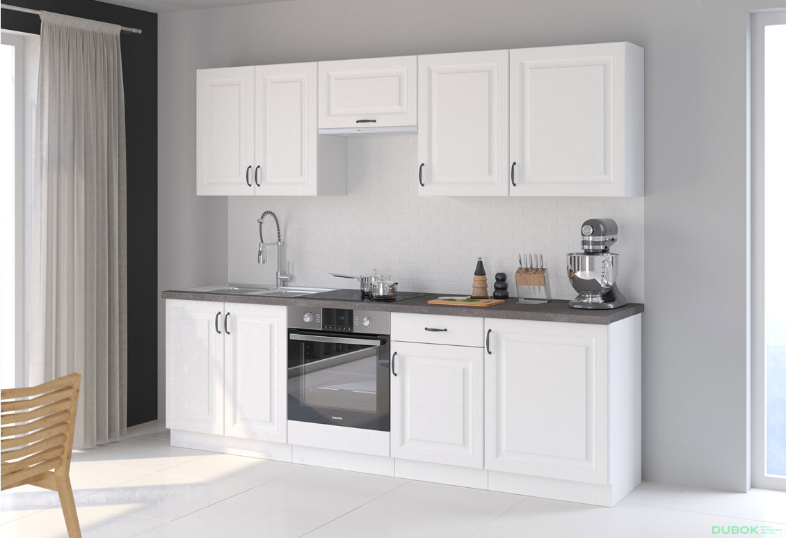 Fotografia 8 - Modulárna kuchyňa Stilo biely / biely