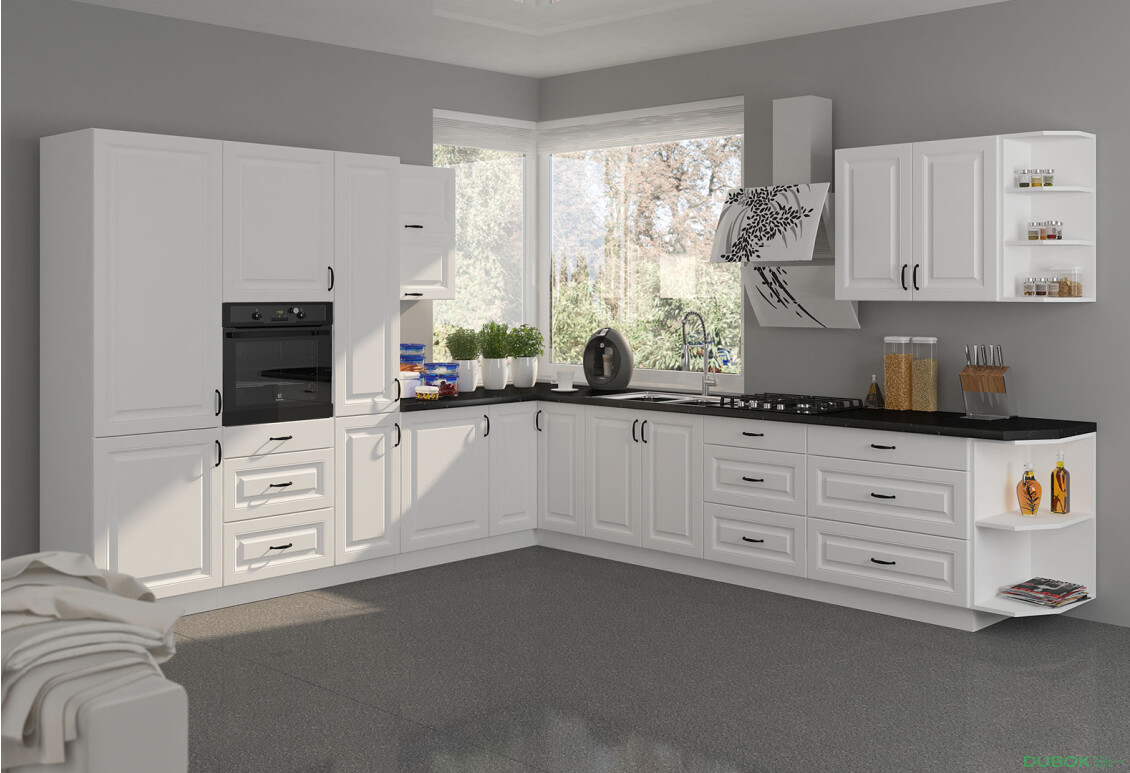 Fotografia 7 - Modulárna kuchyňa Stilo biely / biely