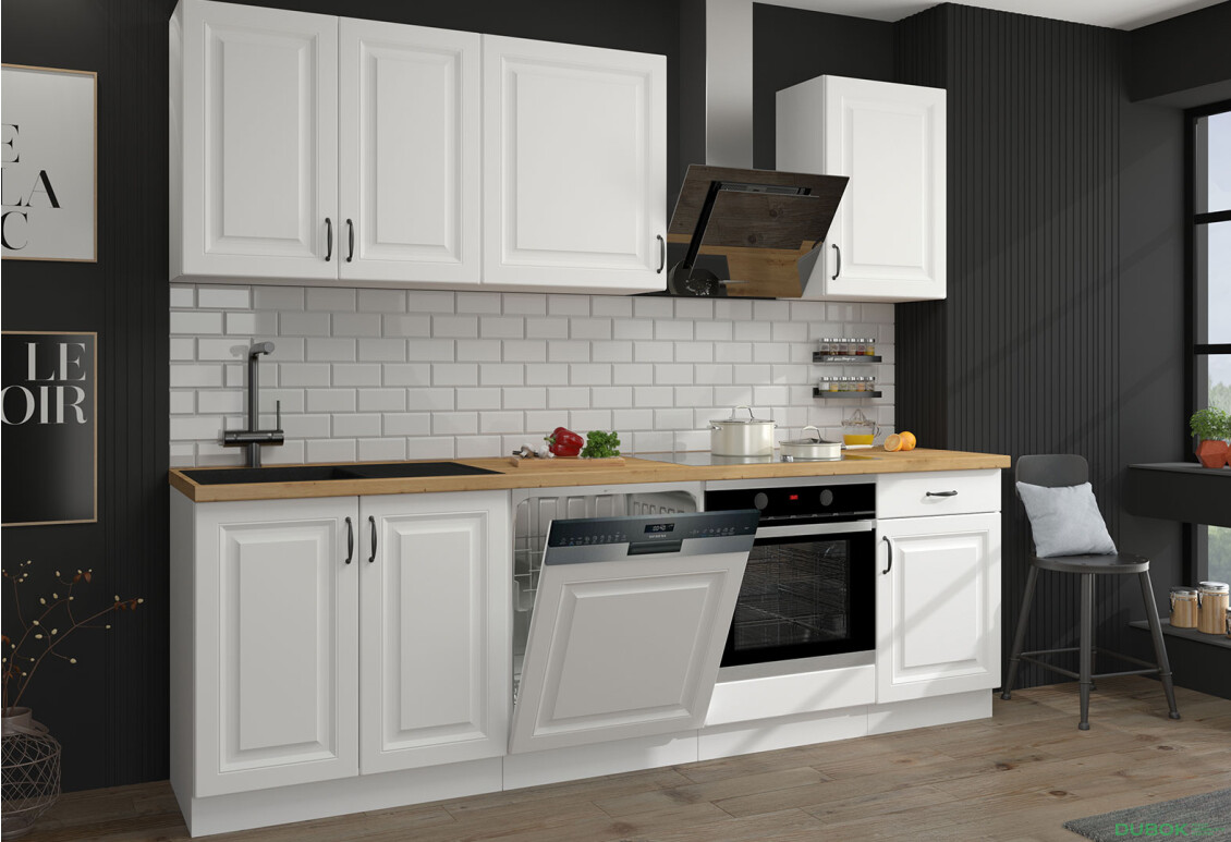 Fotografia 4 - Modulárna kuchyňa Stilo biely / biely